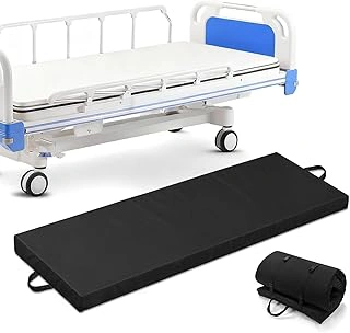 JZHLLA Bedside Fall Mat, 2.5 Inch Rollable High Density Foam, 71.6x24 Inch