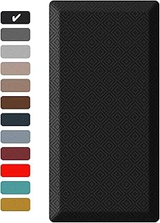 Ophanie Anti-Fatigue Cushioned Kitchen Floor Mat, 3/4 Inch Thick, 20x39