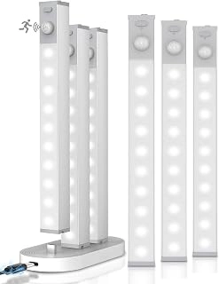 GOODEA 7" 6 Pack Rechargeable LED Motion Sensor Under Cabinet Lights