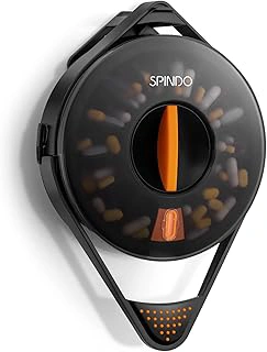 Fullicon Weekly Pill Dispenser Organizer with 14 Large Compartments and Child-Proof Lock