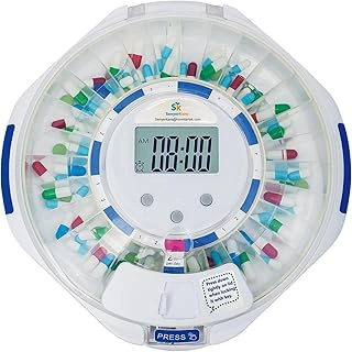 SenyerKare 28-Day Automatic Pill Dispenser with Alarm