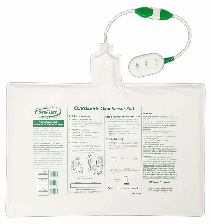 Smart Caregiver Cordless Chair Sensor Pad