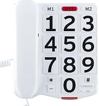 Home Intuition Big Button Corded Phone with Extra Loud Ringer