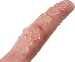 Bump Dots for Visually Impaired Combo Pack, 5 Tactile Shapes (Clear)