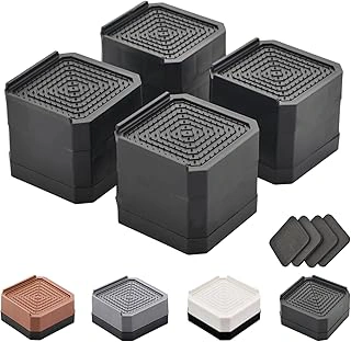 Heavy-Duty Rectangular Adjustable Bed & Furniture Risers