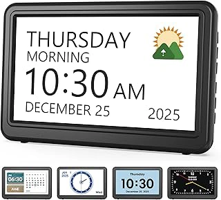 Digital Calendar Day Clock for Dementia and Alzheimer