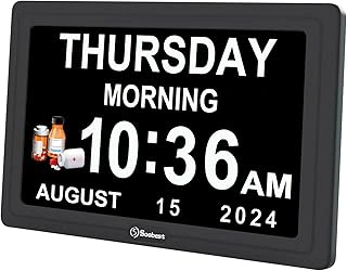 Soobest Dementia Digital Calendar Clock with Large Display for Seniors