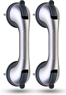 2 Pack Suction Cup Shower Grab Bars for Seniors