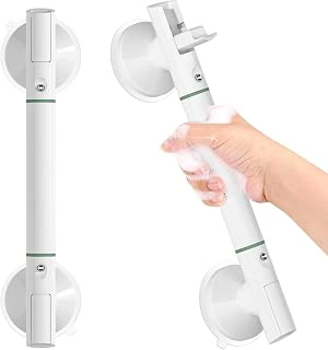 DOZAWA 17.7" Heavy Duty Suction Grab Bars for Shower, 2 Pack
