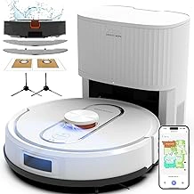 Bagotte Robot Vacuum & Mop Combo with Self-Emptying Station