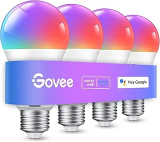 Govee Smart Color Changing WiFi & Bluetooth LED Light Bulbs