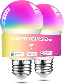 Lightinginside Smart Light Bulbs 60W Equivalent WiFi A19 E26