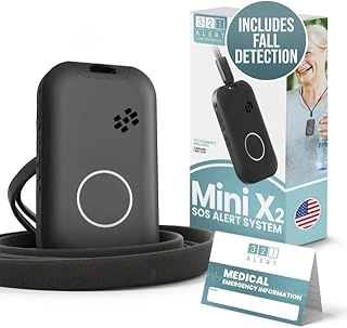 Medical Alert System with Fall Detection, GPS 4G LTE Cellular SOS Alert
