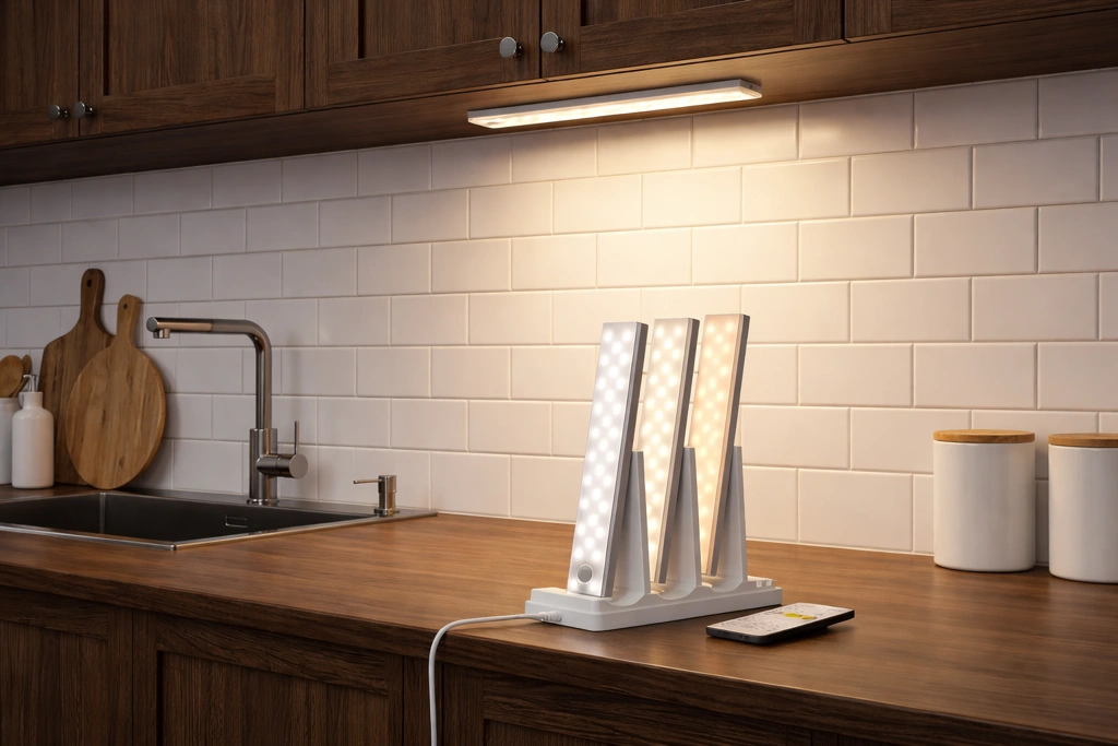 EZVALO Under Cabinet Lighting with Charging Station
