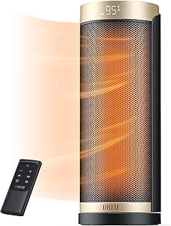 DREO 1500W Electric Space Heater with Thermostat, 70° Oscillation, 5 Modes
