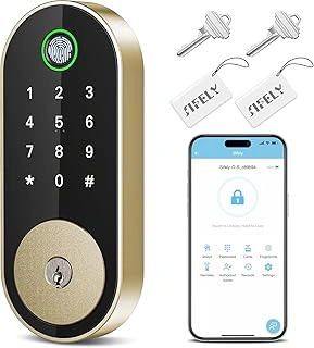 Fingerprint Smart Deadbolt with Keypad