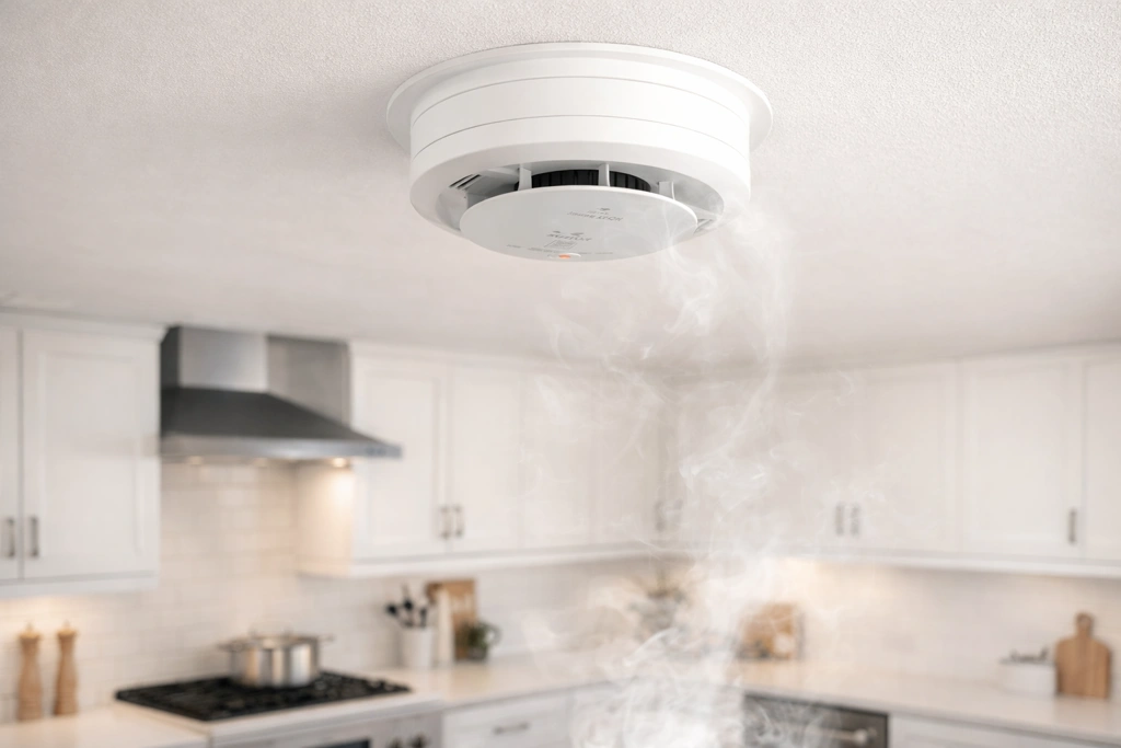 Kidde Smoke + Carbon Monoxide Alarm with Smart Features, Hardwired with Battery Backup