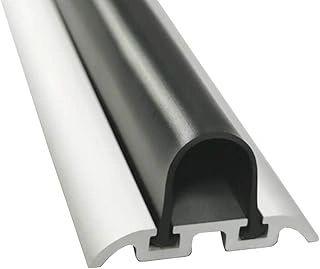 Gordon Glass® ADA-Friendly Wheelchair Accessible Shower Threshold, 60-in Length – Heavy-Duty Aluminum with Neoprene Seal – Made in USA – Cut-to-Fit for Roll-In Showers